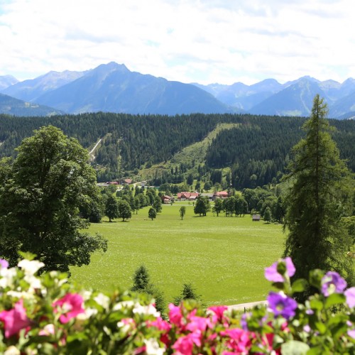 Traumhafter Blick aus dem Fenster