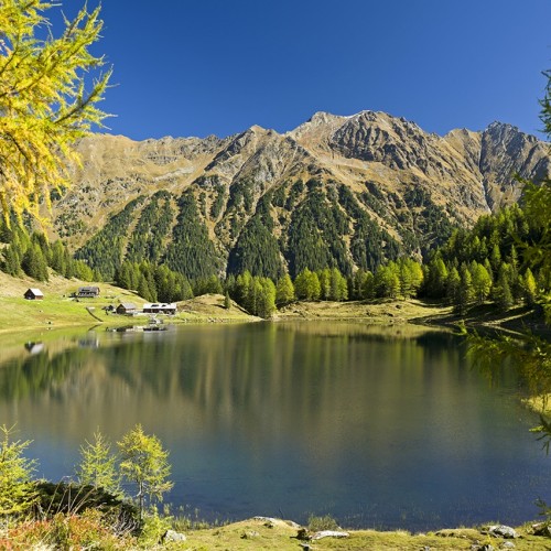 Idyllischer Almsee 