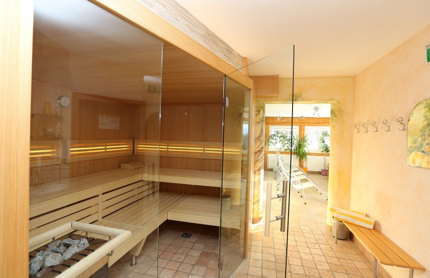 Wellnessbereich im Aparthotel Ramsau